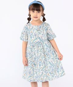 SHIPS / シップス ロング・マキシ丈ワンピース | SHIPS KIDS:100〜130cm / リバティ 半袖 ワンピース