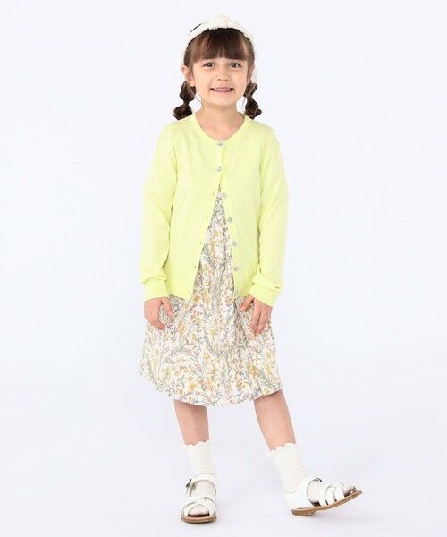 SHIPS / シップス ロング・マキシ丈ワンピース | SHIPS KIDS:100〜130cm / リバティ 半袖 ワンピース | 詳細12