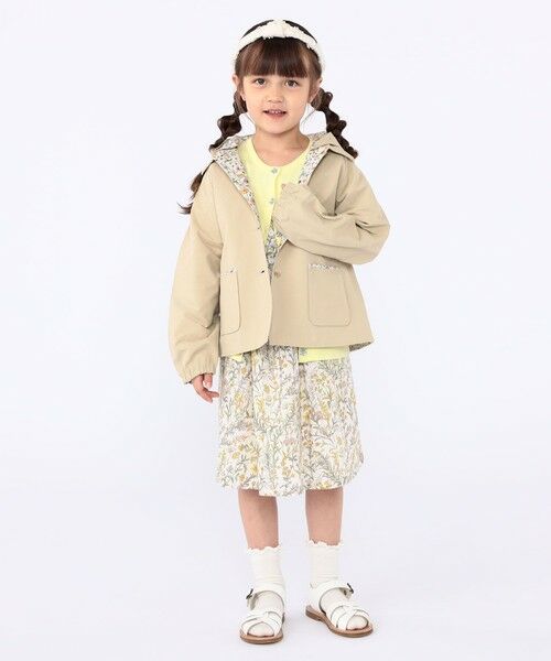 SHIPS / シップス ロング・マキシ丈ワンピース | SHIPS KIDS:100〜130cm / リバティ 半袖 ワンピース | 詳細14