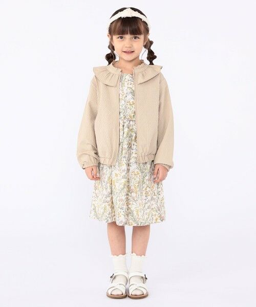 SHIPS / シップス ロング・マキシ丈ワンピース | SHIPS KIDS:100〜130cm / リバティ 半袖 ワンピース | 詳細15