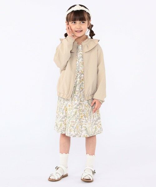 SHIPS / シップス ロング・マキシ丈ワンピース | SHIPS KIDS:100〜130cm / リバティ 半袖 ワンピース | 詳細16