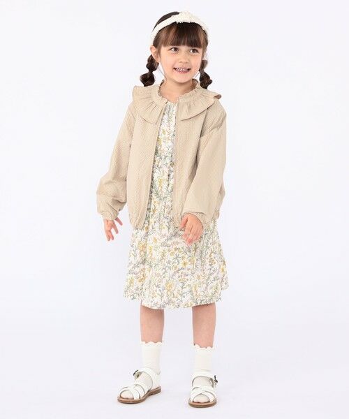 SHIPS / シップス ロング・マキシ丈ワンピース | SHIPS KIDS:100〜130cm / リバティ 半袖 ワンピース | 詳細17
