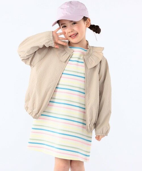 SHIPS / シップス ロング・マキシ丈ワンピース | SHIPS KIDS:100〜130cm / ボーダー ワンピース | 詳細21