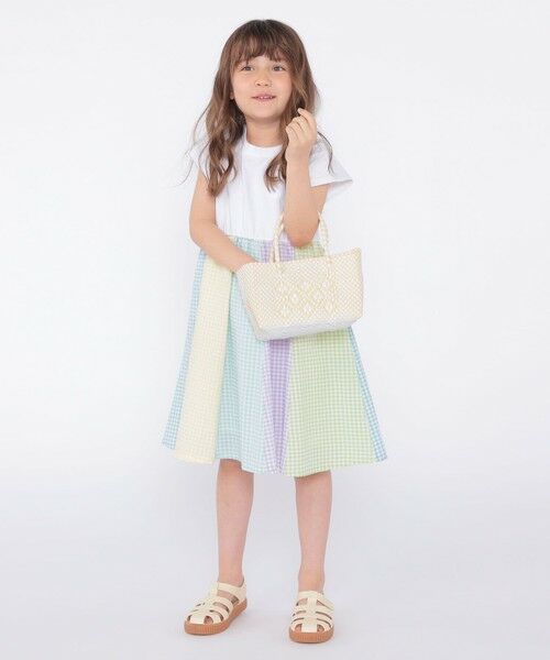 SHIPS / シップス ロング・マキシ丈ワンピース | SHIPS KIDS:100〜130cm / パネル 切替 ワンピース | 詳細1
