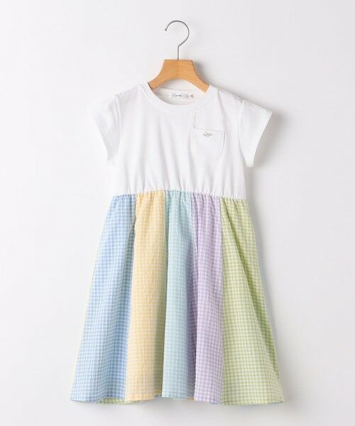 SHIPS / シップス ロング・マキシ丈ワンピース | SHIPS KIDS:100〜130cm / パネル 切替 ワンピース | 詳細9