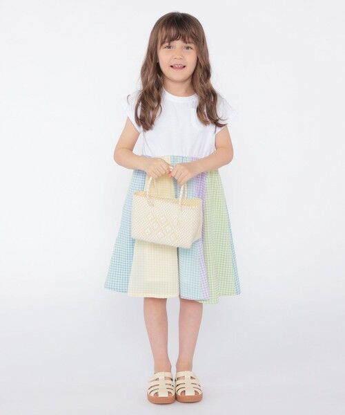 SHIPS / シップス ロング・マキシ丈ワンピース | SHIPS KIDS:100〜130cm / パネル 切替 ワンピース | 詳細3