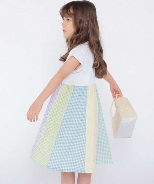 SHIPS / シップス ロング・マキシ丈ワンピース | SHIPS KIDS:100〜130cm / パネル 切替 ワンピース | 詳細5