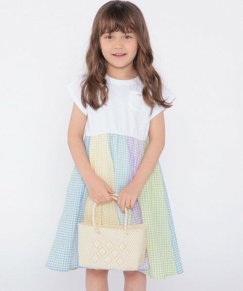 SHIPS / シップス ロング・マキシ丈ワンピース | SHIPS KIDS:100〜130cm / パネル 切替 ワンピース | 詳細8