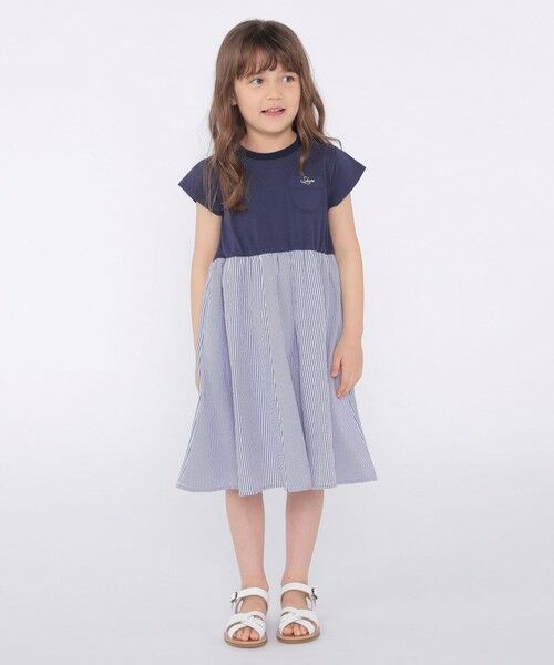 SHIPS / シップス ロング・マキシ丈ワンピース | SHIPS KIDS:100〜130cm / パネル 切替 ワンピース | 詳細11