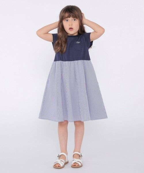 SHIPS / シップス ロング・マキシ丈ワンピース | SHIPS KIDS:100〜130cm / パネル 切替 ワンピース | 詳細10
