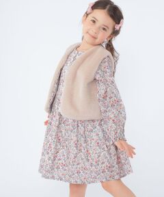 SHIPS / シップス ロング・マキシ丈ワンピース | SHIPS KIDS:100〜130cm / リバティ 長袖 ワンピース
