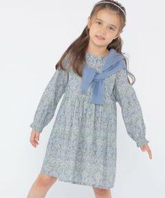 SHIPS / シップス ロング・マキシ丈ワンピース | SHIPS KIDS:100〜130cm / リバティ 長袖 ワンピース