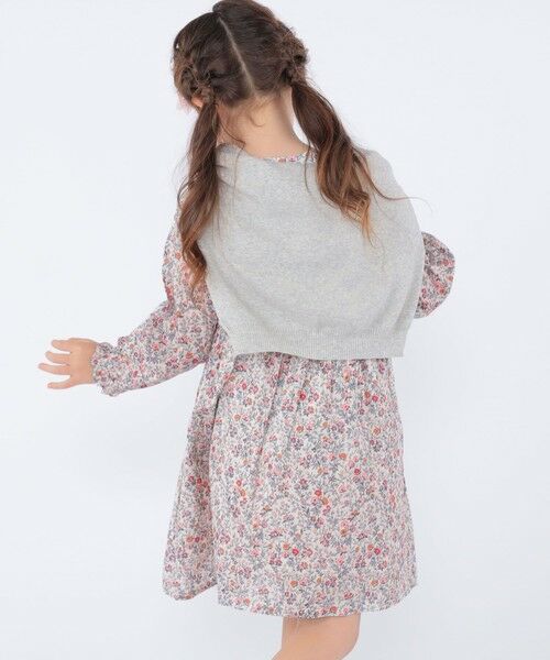 SHIPS / シップス ロング・マキシ丈ワンピース | SHIPS KIDS:100〜130cm / リバティ 長袖 ワンピース | 詳細11