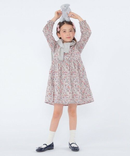 SHIPS / シップス ロング・マキシ丈ワンピース | SHIPS KIDS:100〜130cm / リバティ 長袖 ワンピース | 詳細14