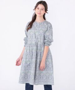 SHIPS / シップス ロング・マキシ丈ワンピース | SHIPS KIDS:140〜150cm / リバティ 長袖 ワンピース