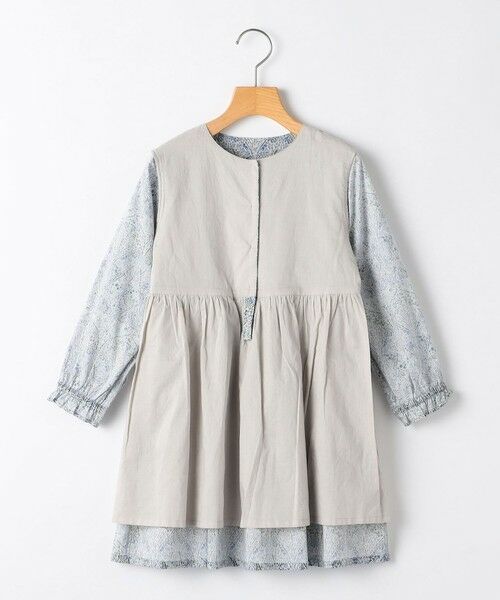 SHIPS / シップス ロング・マキシ丈ワンピース | SHIPS KIDS:140〜150cm / リバティ 長袖 ワンピース | 詳細14