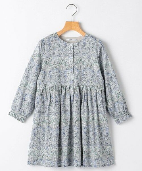 SHIPS / シップス ロング・マキシ丈ワンピース | SHIPS KIDS:140〜150cm / リバティ 長袖 ワンピース | 詳細8