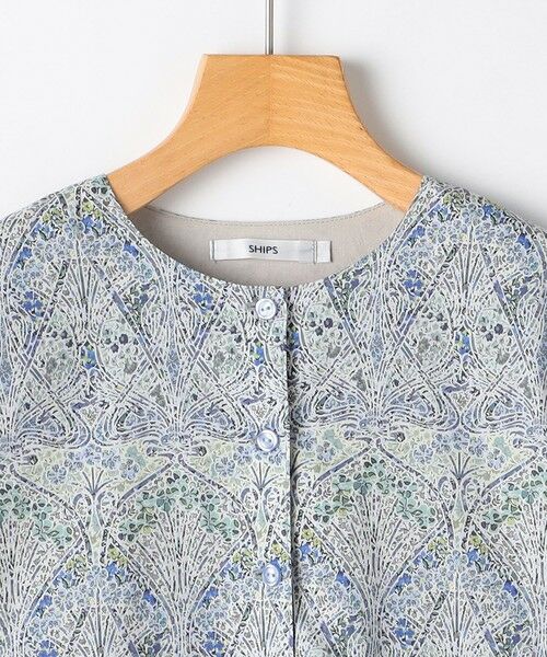 SHIPS / シップス ロング・マキシ丈ワンピース | SHIPS KIDS:140〜150cm / リバティ 長袖 ワンピース | 詳細10