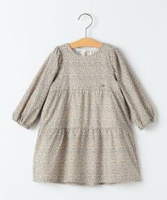 SHIPS / シップス ロング・マキシ丈ワンピース | SHIPS KIDS:80〜90cm / フラワー ティアード ワンピース