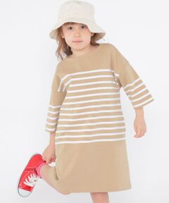 SHIPS / シップス ロング・マキシ丈ワンピース | SHIPS KIDS:100〜155cm / パネル ボーダー ワンピース