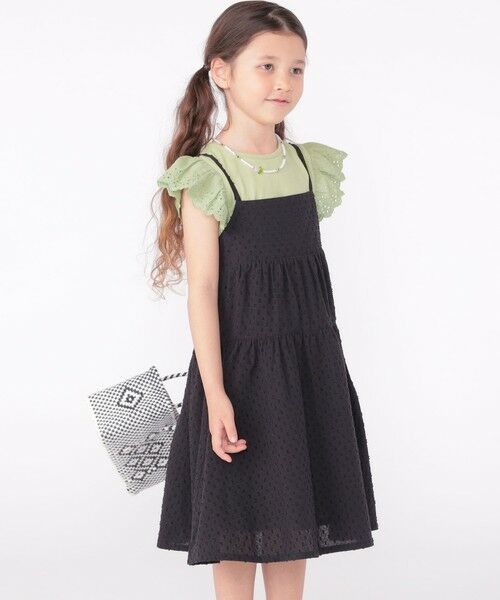 SHIPS / シップス ロング・マキシ丈ワンピース | SHIPS KIDS:100〜130cm / ジャカード キャミ ワンピース | 詳細2