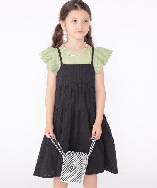 SHIPS / シップス ロング・マキシ丈ワンピース | SHIPS KIDS:100〜130cm / ジャカード キャミ ワンピース | 詳細3