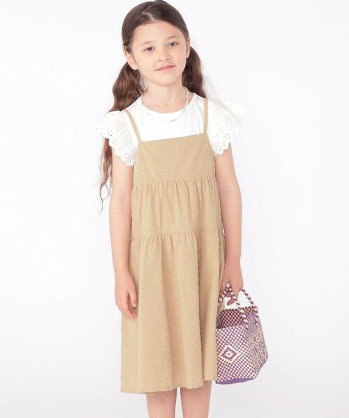 SHIPS / シップス ロング・マキシ丈ワンピース | SHIPS KIDS:100〜130cm / ジャカード キャミ ワンピース | 詳細12