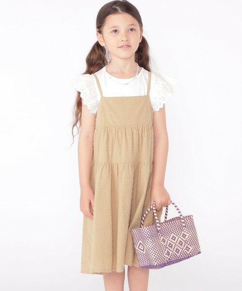 SHIPS / シップス ロング・マキシ丈ワンピース | SHIPS KIDS:100〜130cm / ジャカード キャミ ワンピース | 詳細11