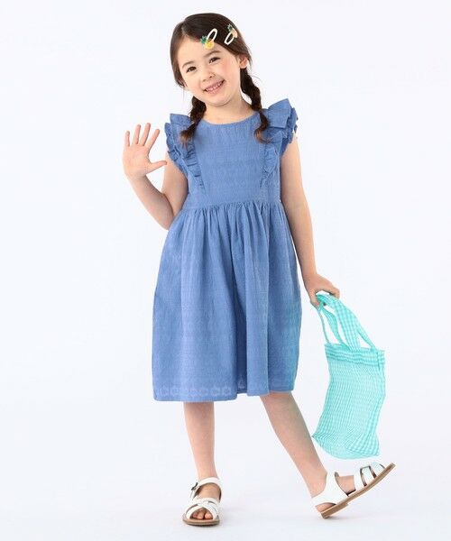 SHIPS / シップス ロング・マキシ丈ワンピース | SHIPS KIDS:100〜130cm /エンブロイダリー ワンピース | 詳細6