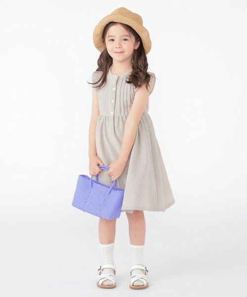SHIPS / シップス ロング・マキシ丈ワンピース | SHIPS KIDS:100〜130cm /〈UVカット/吸水速乾〉ドライタッチ ワンピース | 詳細1