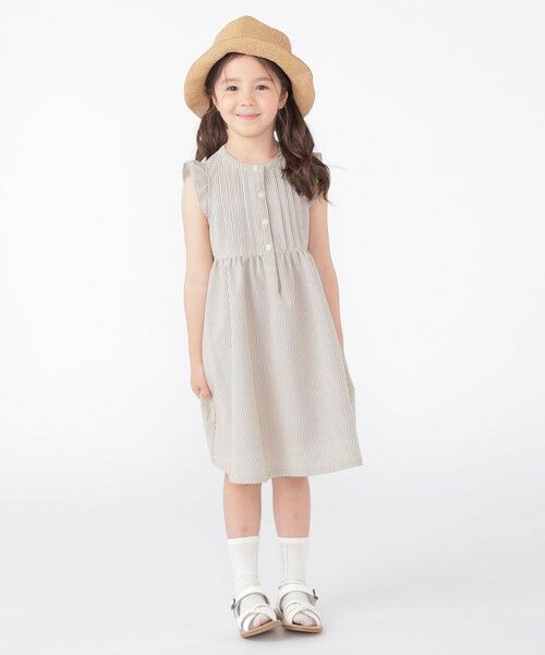 SHIPS / シップス ロング・マキシ丈ワンピース | SHIPS KIDS:100〜130cm /〈UVカット/吸水速乾〉ドライタッチ ワンピース | 詳細3