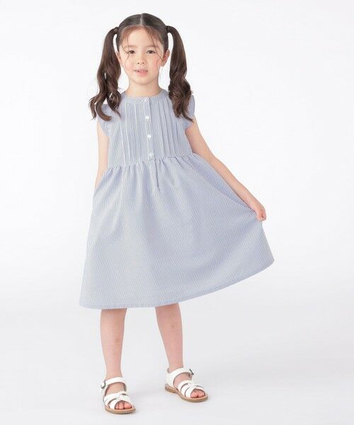 SHIPS / シップス ロング・マキシ丈ワンピース | SHIPS KIDS:100〜130cm /〈UVカット/吸水速乾〉ドライタッチ ワンピース | 詳細7