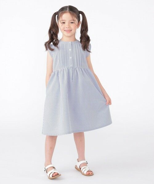 SHIPS / シップス ロング・マキシ丈ワンピース | SHIPS KIDS:100〜130cm /〈UVカット/吸水速乾〉ドライタッチ ワンピース | 詳細8