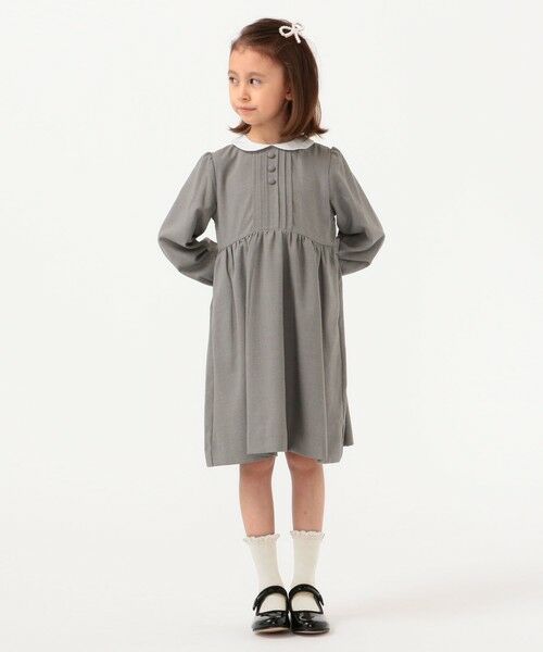 SHIPS / シップス ロング・マキシ丈ワンピース | SHIPS KIDS:セレモニー ピンタック ツイル ワンピース(100〜130cm) | 詳細2