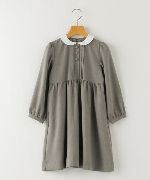 SHIPS / シップス ロング・マキシ丈ワンピース | SHIPS KIDS:セレモニー ピンタック ツイル ワンピース(100〜130cm) | 詳細3