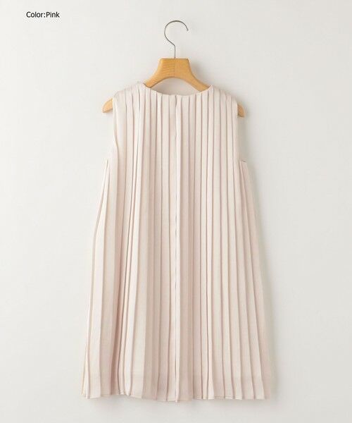 SHIPS / シップス ロング・マキシ丈ワンピース | ARCH&LINE:110〜145cm / セレモニー スリーブレス プリーツ ドレス | 詳細3