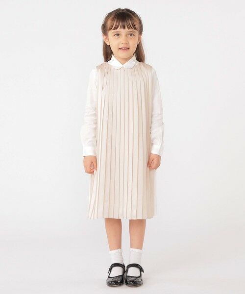 SHIPS / シップス ロング・マキシ丈ワンピース | ARCH&LINE:110〜145cm / セレモニー スリーブレス プリーツ ドレス | 詳細8