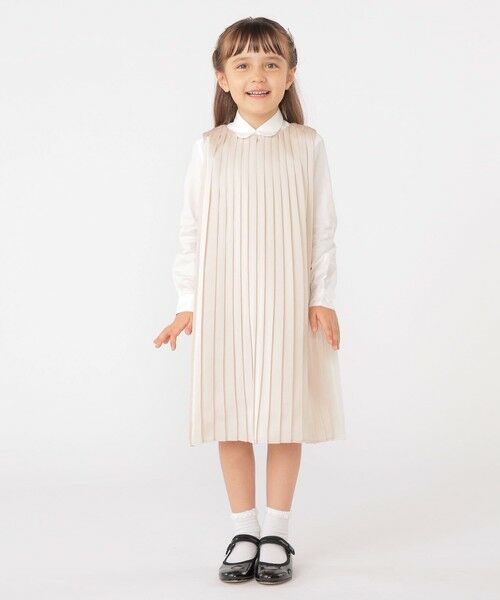 SHIPS / シップス ロング・マキシ丈ワンピース | ARCH&LINE:110〜145cm / セレモニー スリーブレス プリーツ ドレス | 詳細9