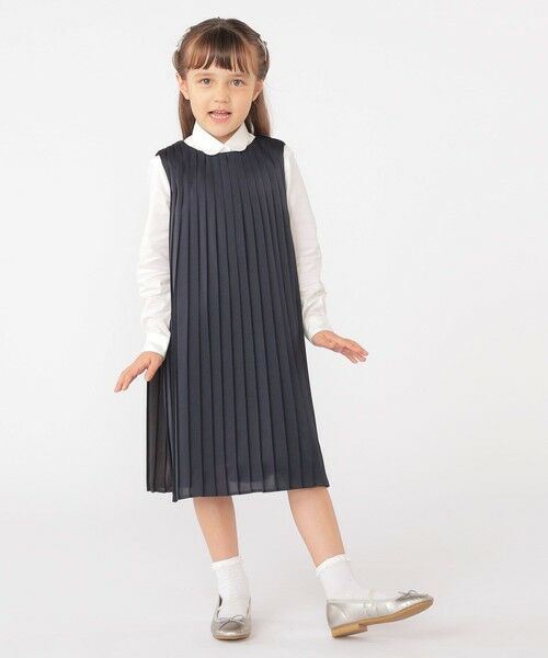 SHIPS / シップス ロング・マキシ丈ワンピース | ARCH&LINE:110〜145cm / セレモニー スリーブレス プリーツ ドレス | 詳細16