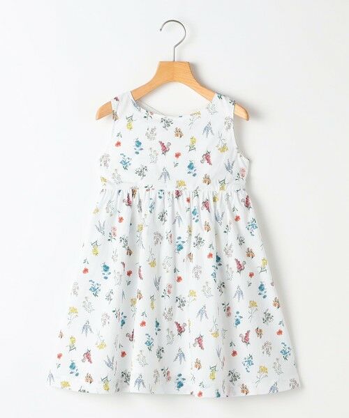 SHIPS / シップス ロング・マキシ丈ワンピース | SHIPS KIDS:100〜130cm / フラワー ノースリーブ ワンピース | 詳細1