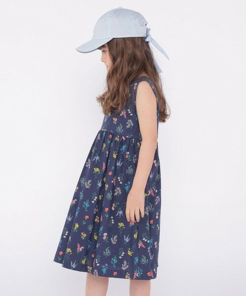 SHIPS / シップス ロング・マキシ丈ワンピース | SHIPS KIDS:100〜130cm / フラワー ノースリーブ ワンピース | 詳細22