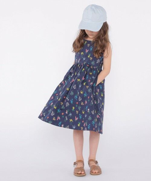 SHIPS / シップス ロング・マキシ丈ワンピース | SHIPS KIDS:100〜130cm / フラワー ノースリーブ ワンピース | 詳細26