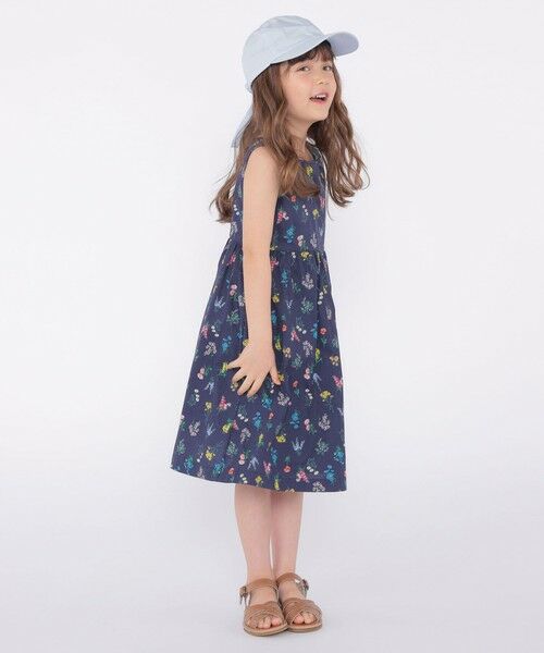SHIPS / シップス ロング・マキシ丈ワンピース | SHIPS KIDS:100〜130cm / フラワー ノースリーブ ワンピース | 詳細27
