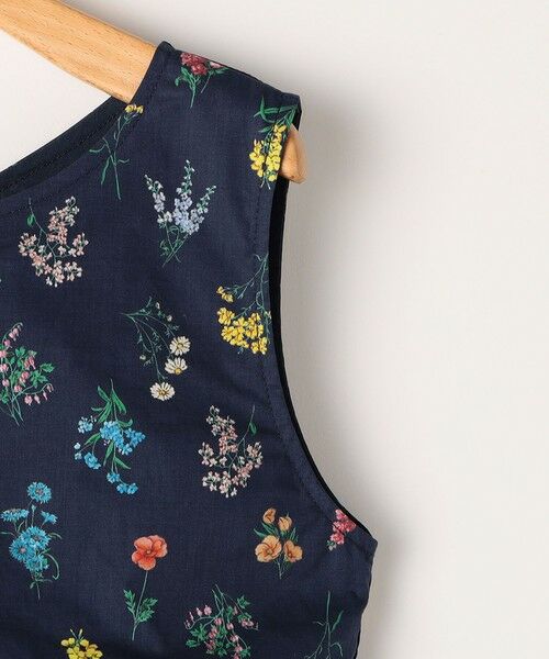 SHIPS / シップス ロング・マキシ丈ワンピース | SHIPS KIDS:140〜150cm / フラワー ノースリーブ ワンピース | 詳細7