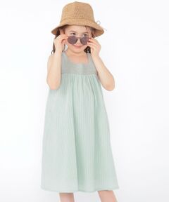 SHIPS / シップス ロング・マキシ丈ワンピース | SHIPS KIDS:100〜130cm / クロシェ ノースリーブ ワンピース