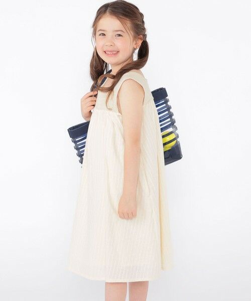 SHIPS / シップス ロング・マキシ丈ワンピース | SHIPS KIDS:100〜130cm / クロシェ ノースリーブ ワンピース | 詳細1