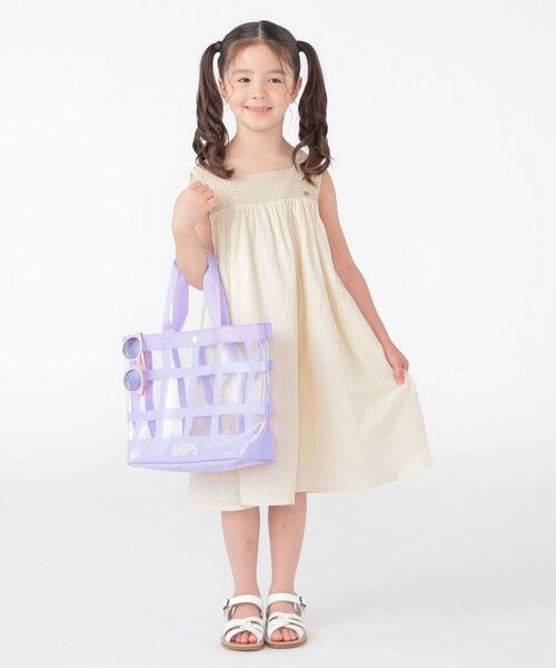 SHIPS / シップス ロング・マキシ丈ワンピース | SHIPS KIDS:100〜130cm / クロシェ ノースリーブ ワンピース | 詳細13