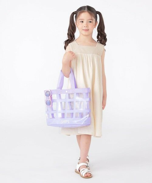 SHIPS / シップス ロング・マキシ丈ワンピース | SHIPS KIDS:100〜130cm / クロシェ ノースリーブ ワンピース | 詳細14