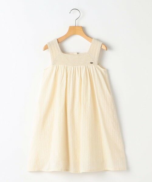 SHIPS / シップス ロング・マキシ丈ワンピース | SHIPS KIDS:100〜130cm / クロシェ ノースリーブ ワンピース | 詳細17