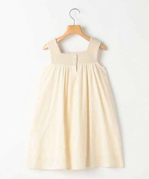 SHIPS / シップス ロング・マキシ丈ワンピース | SHIPS KIDS:100〜130cm / クロシェ ノースリーブ ワンピース | 詳細18